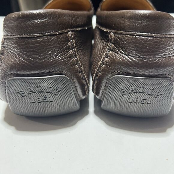 Bally Men’s Wallog Driving Loafer Size 13 Brown - Picture 5 of 7